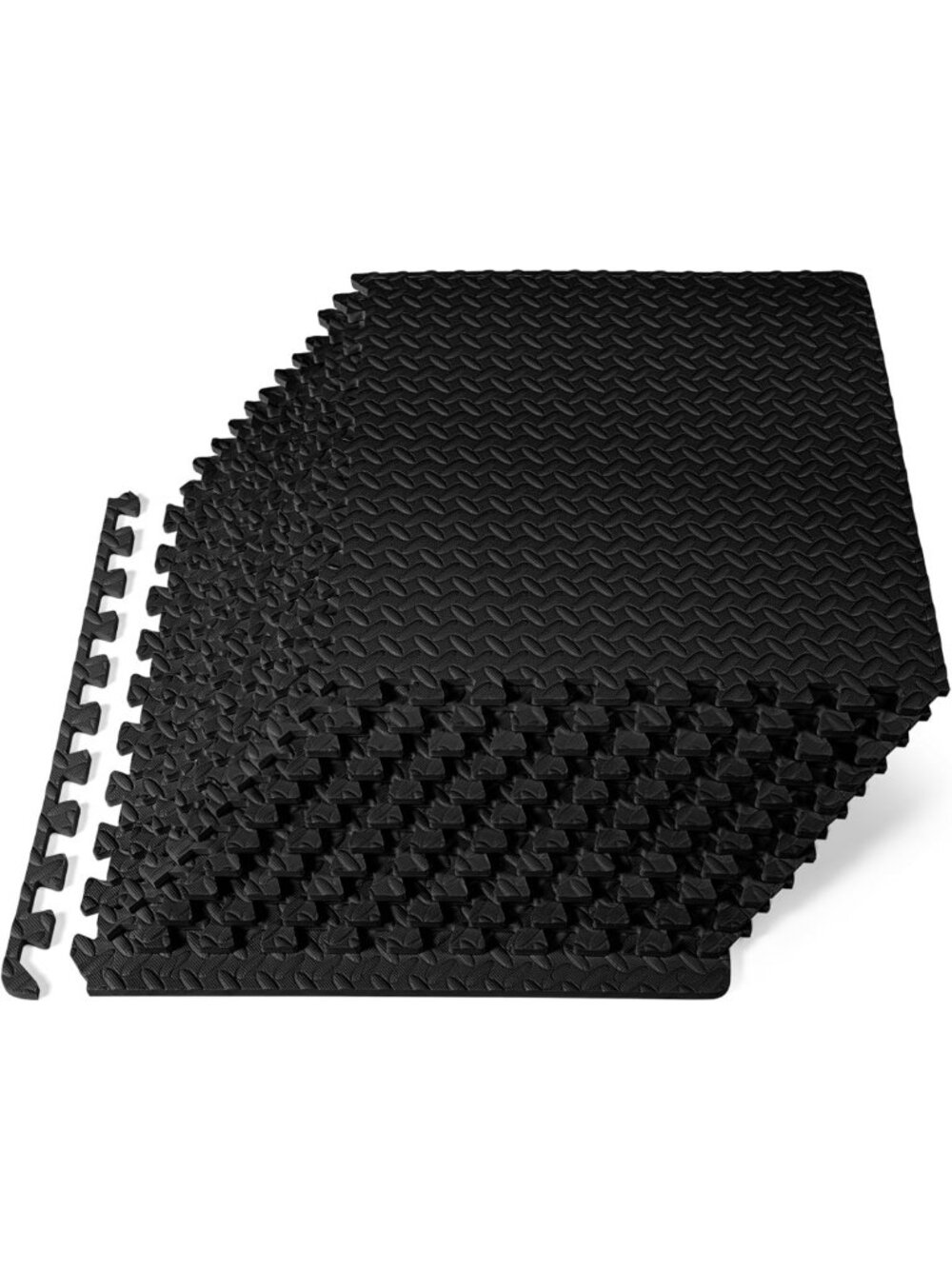 Interlocking Foam Exercise Mat ½-inch - Home Gym Flooring, Kids Play Area, 48 SQ